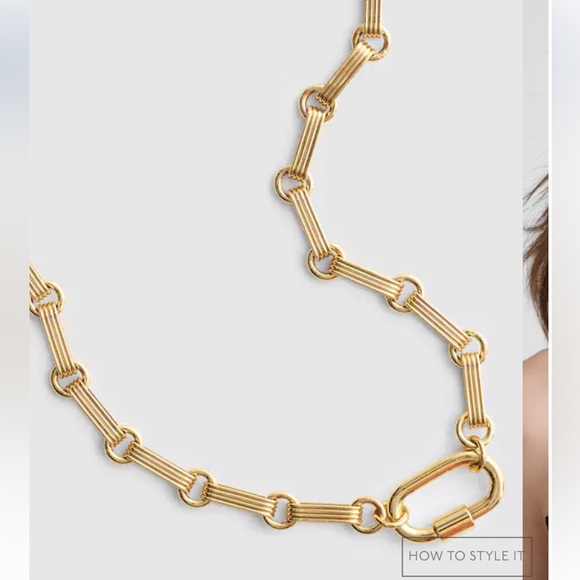Madewell Gold Link Necklace - Picture 2 of 5